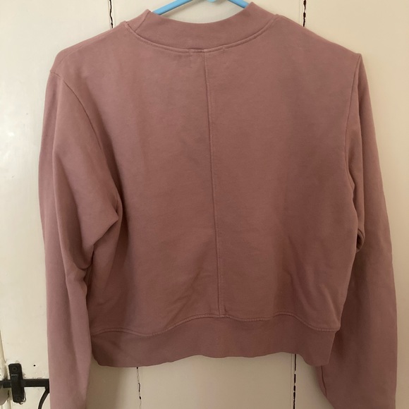 COTTON CITIZEN Milan Crew Sweatshirt in Pink - Picture 3 of 4